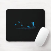 Flying Pheasant Graphic Upland Bird Hunter Hun Hun Mousepad (Mit Mouse)