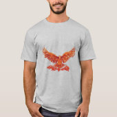 Flying Phoenix Bird T-Shirt (Vorderseite)