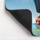Flying Pig - Ballon - Auf und Ab Mousepad (Ecke)