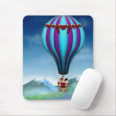 Flying Pig - Ballon - Auf und Ab Mousepad (Mit Mouse)