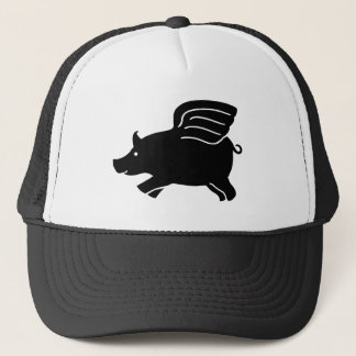 Flying Pig - Black Truckerkappe