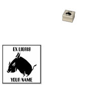 Flying Pig-Buchzeichen Gummistempel (Stempel)