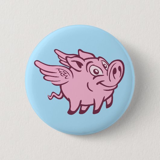 Flying Pig Button (Vorderseite)