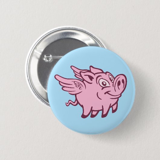 Flying Pig Button (Vorne & Hinten)