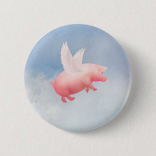 Flying Pig Button