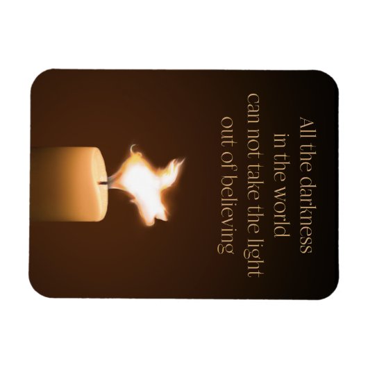 Flying Pig Candle Flame Magnet (Horizontal)