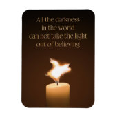 Flying Pig Candle Flame Magnet (Vertikal)