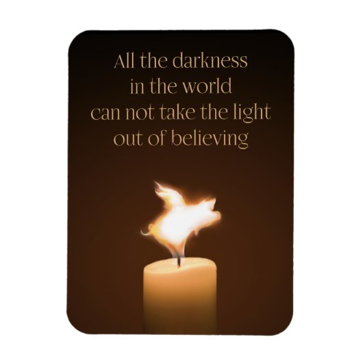 Flying Pig Candle Flame Magnet (Vertikal)