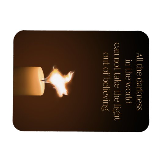 Flying Pig Candle Flame Magnet (Horizontal)