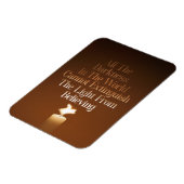 Flying Pig Candle Flame Magnet (Linke Seite)