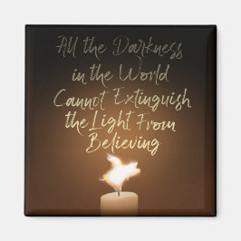 Flying Pig Candle Flame Magnet