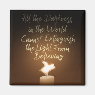 Flying Pig Candle Flame Magnet