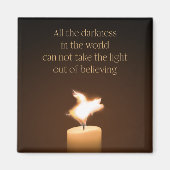 Flying Pig Candle Flame Magnet (Vorne)