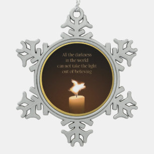 Flying Pig Candle Flame Ornament