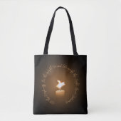 Flying Pig Candle Flame Tote Bag Tasche (Vorderseite)