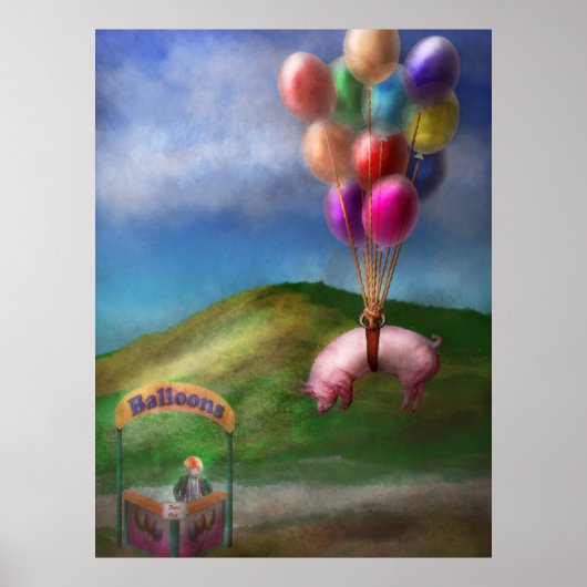 Flying Pig - Child - Wie wünschte ich, ich wäre ei Poster (Vorne)