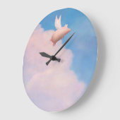 flying pig clock große wanduhr (Winkel)