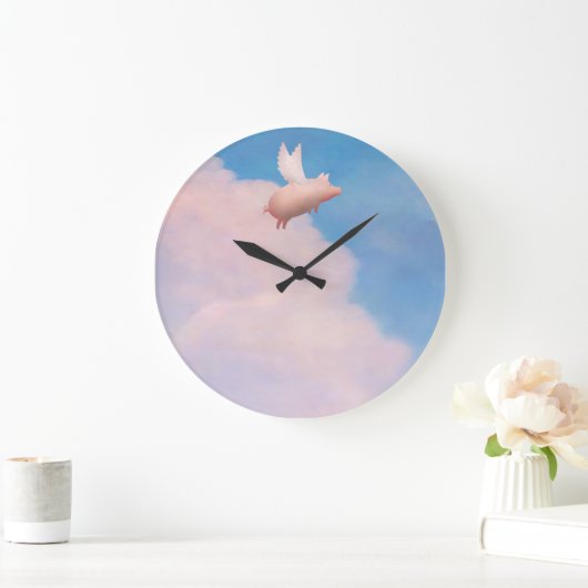 flying pig clock große wanduhr (Zuhause)