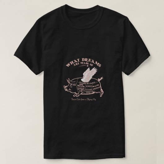 Flying Pig Diagramm T-Shirt (Design vorne)