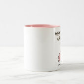 Flying Pig Diagramm - Woraus bestehen Träume? Zweifarbige Tasse (Mittel)