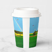 Flying Pig Farm Paper Cup Pappbecher (Rechts)