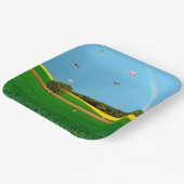 Flying Pig Farm Paper Plate Pappteller (Gewinkelt)