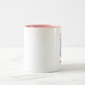 Flying Pig Flight Zweifarbige Tasse (Mittel)