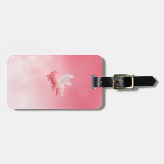 Flying Pig Gepäckanhänger (Vorderseite horizontal)