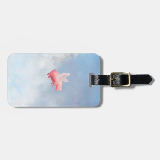 Flying Pig Gepäckanhänger (Vorderseite horizontal)