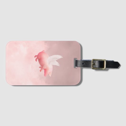 Flying Pig Gepäckanhänger (Vorderseite (Horizontal))