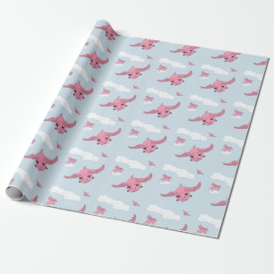 Flying Pig Geschenkpapier