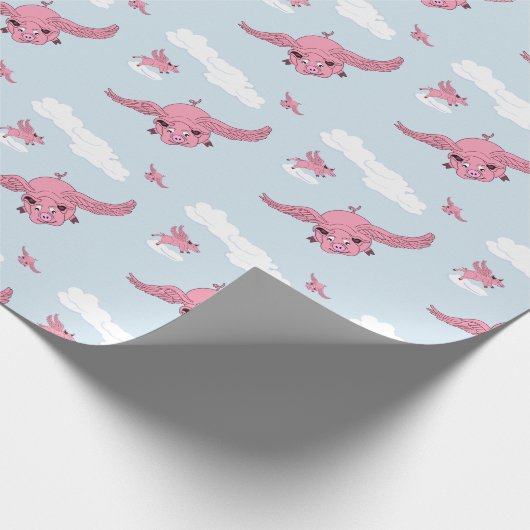 Flying Pig Geschenkpapier (Ecke)