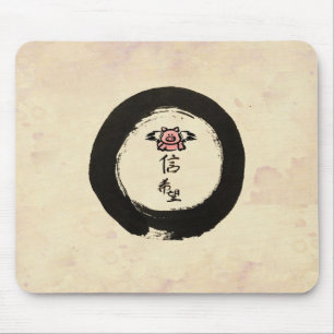 Flying Pig-Hope and Faith Mousepad