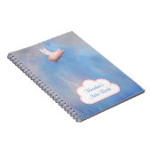 Flying Pig individualisierbares Note Book Notizblock (Rechte Seite)