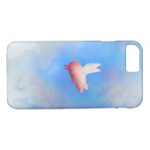 Flying Pig iPhone Case (Rückseite (Horizontal))