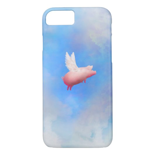Flying Pig iPhone Case (Rückseite)