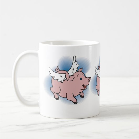 Flying Pig Kaffeetasse (Links)