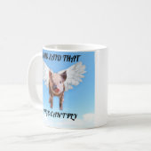 Flying Pig Kaffeetasse (Vorderseite Links)