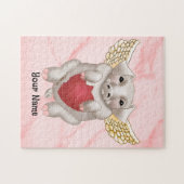 Flying Pig Liebe Custom Jigsaw Puzzle (Horizontal)