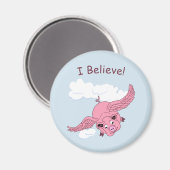 Flying Pig Magnet (Vorderseite/Rückseite)
