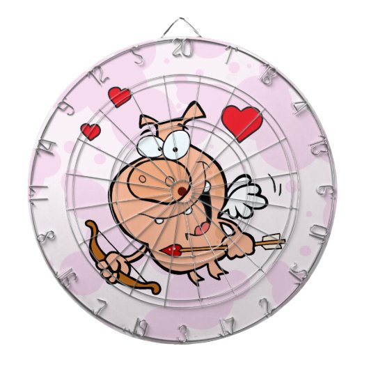 Flying Pig mit Bow und Pfeil Dartscheibe (vorne)