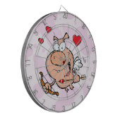 Flying Pig mit Bow und Pfeil Dartscheibe (Vorderseite Links)