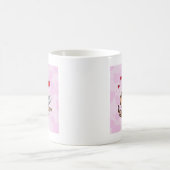 Flying Pig mit Bow und Pfeil Kaffeetasse (Mittel)