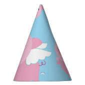 Flying Pig Niedlich 1. Geburtstag Party Hats Partyhütchen (Rechts)