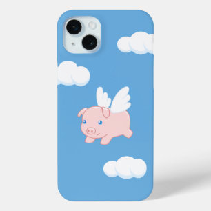 Flying Pig - Niedliches Piglet mit Flügeln auf bla Case-Mate iPhone Hülle