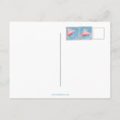 Flying Pig Postkarte (Rückseite)