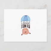 Flying Pig Postkarte (Vorderseite)