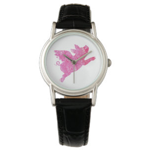 Flying Pig Watch, Flying Pig Juwelier, Pig Armbanduhr