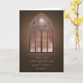 Flying Pig-What-Sichtweise durch Ihr Wunderfenster Karte (Gelbe Blume)