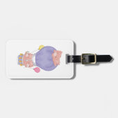 Flying Piggies in Hot Air Balloon Gepäckanhänger (Vorderseite horizontal)